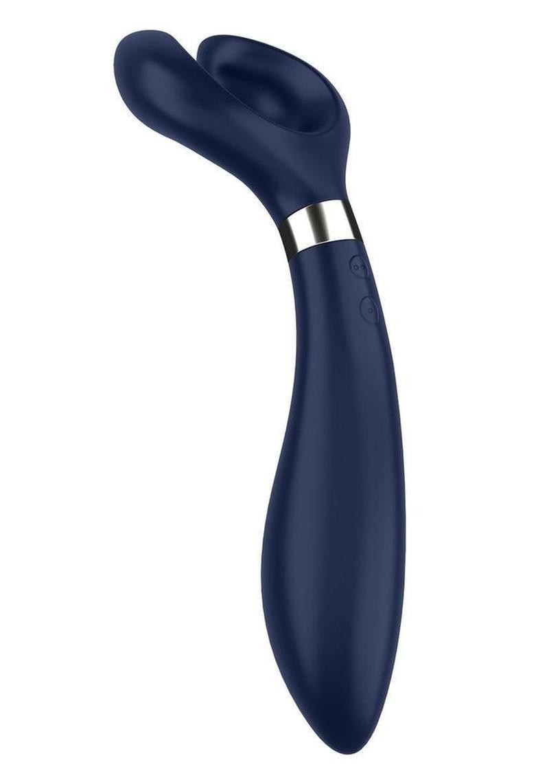 Satisfyer Endless Fun Silicone Dual Vibrator - Blue