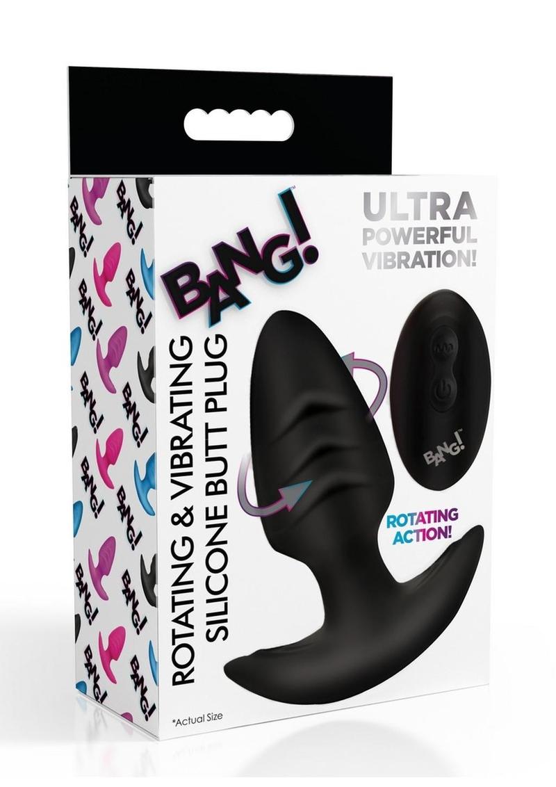 Plug Anal Rotatorio y Vibratorio de Silicona
