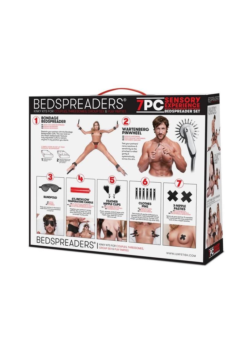Lux Fetish Sensory Experience Bedspreaders Set (7 piece set)