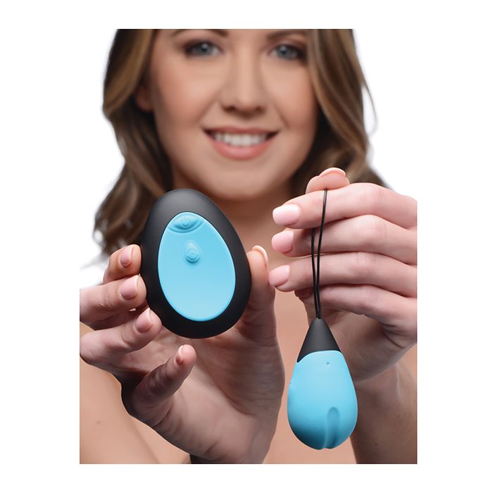 Bang! 10X Silicone Vibrating Egg - Blue