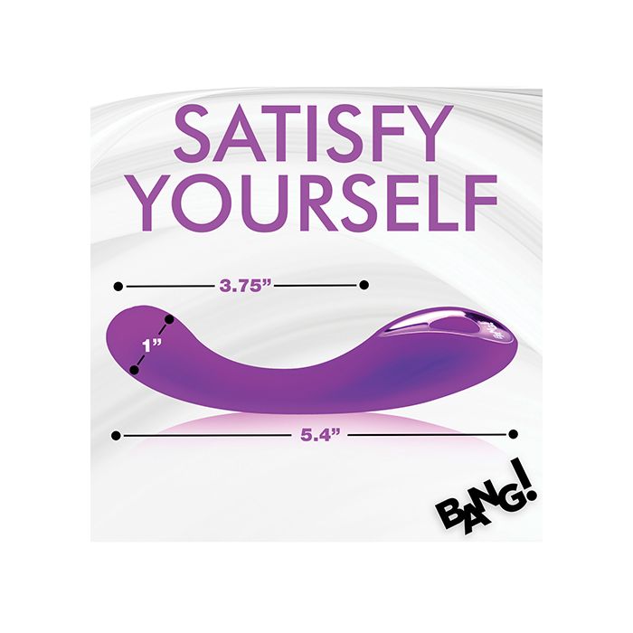 Bang! G-Spot Silicone Vibrator - Purple