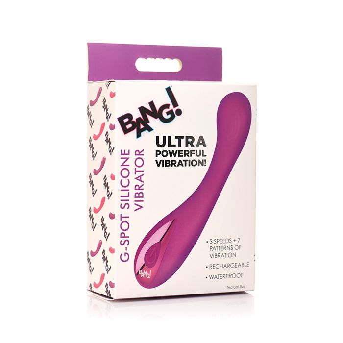 Bang! G-Spot Silicone Vibrator - Purple