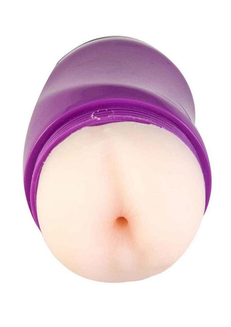 Delite Two Ways Vagina & Ass Masturbator - Vanilla/Blue