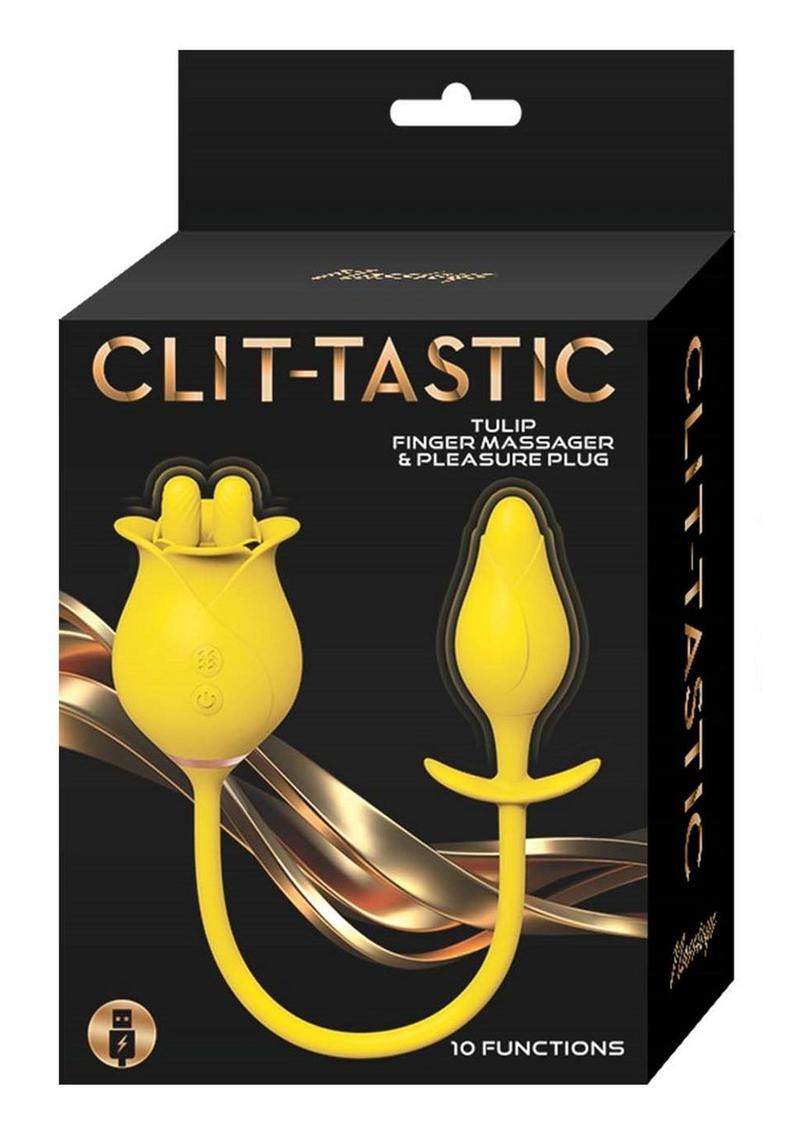 Clit-Tastic Tulip Clitoral Vibrator - Yellow