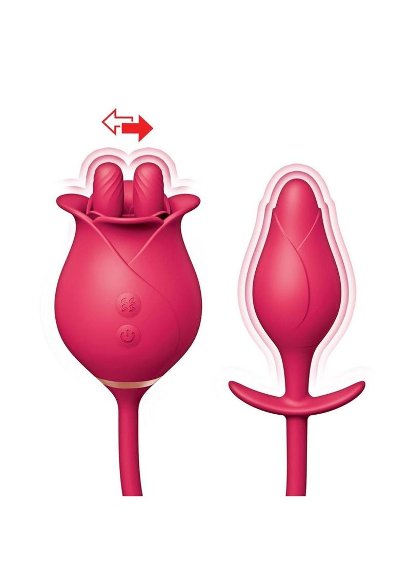 Masajeador de dedo y tapón de placer