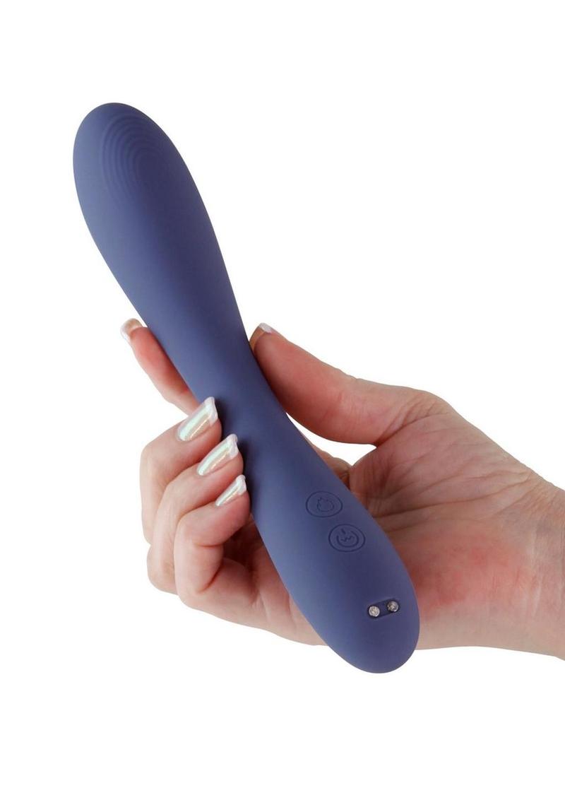 Obsessions Rhett Rechargeable Silicone Vibrator - Navy