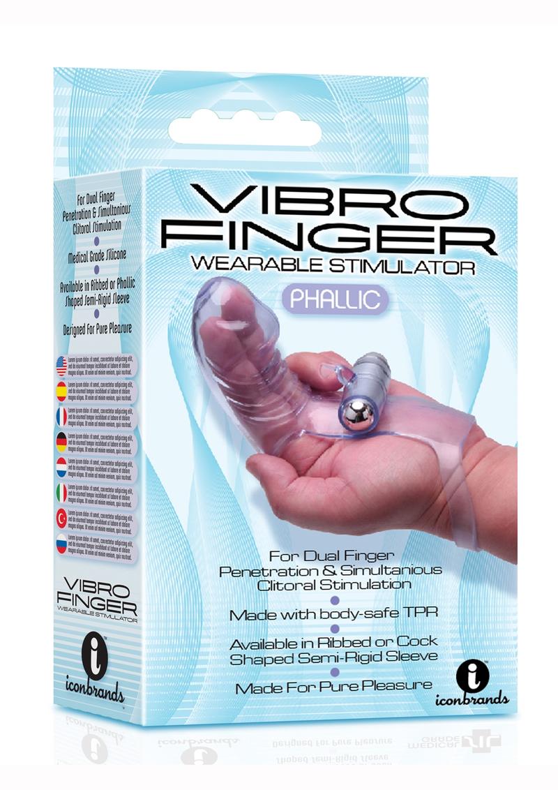 The 9's - VibroFinger Massager - Purple