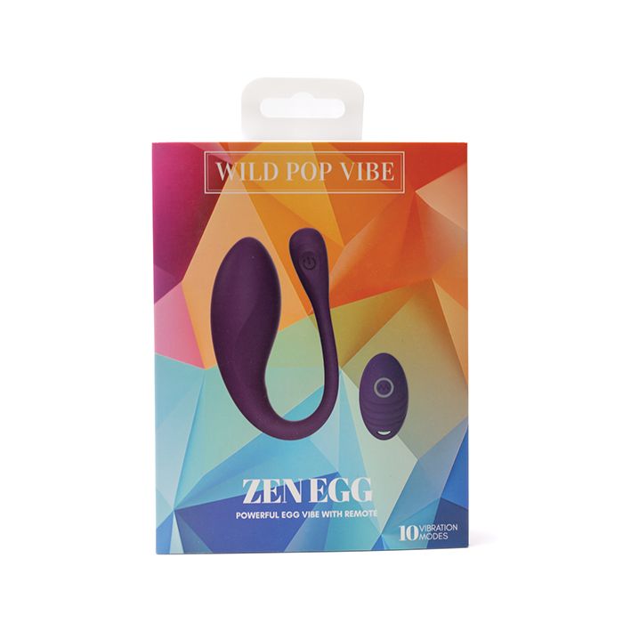 Wild Pop Vibe Zen Egg w/Remote - Purple