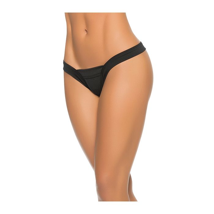 V Strap Thong Black M/L