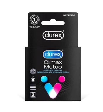 Condones Durex Climax Mutuo X3 Unds