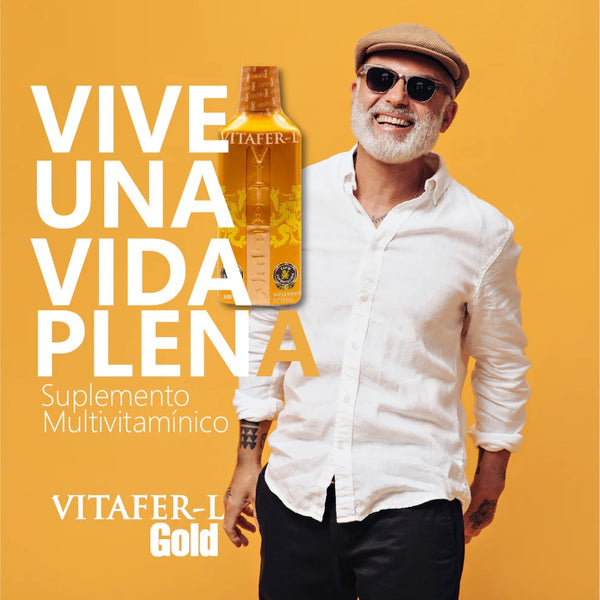 Vitaminas Naturales Vitafer L Gold X Jarabe - 500ML