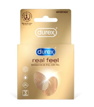 Condones Durex Real Feel X 3 Unds
