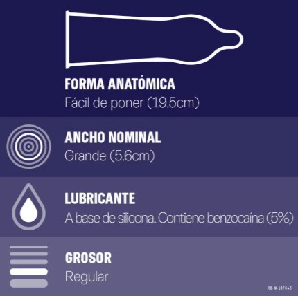 Condones Durex Placer Prolongado X3 Unds