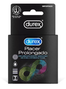 Condones Durex Placer Prolongado X3 Unds