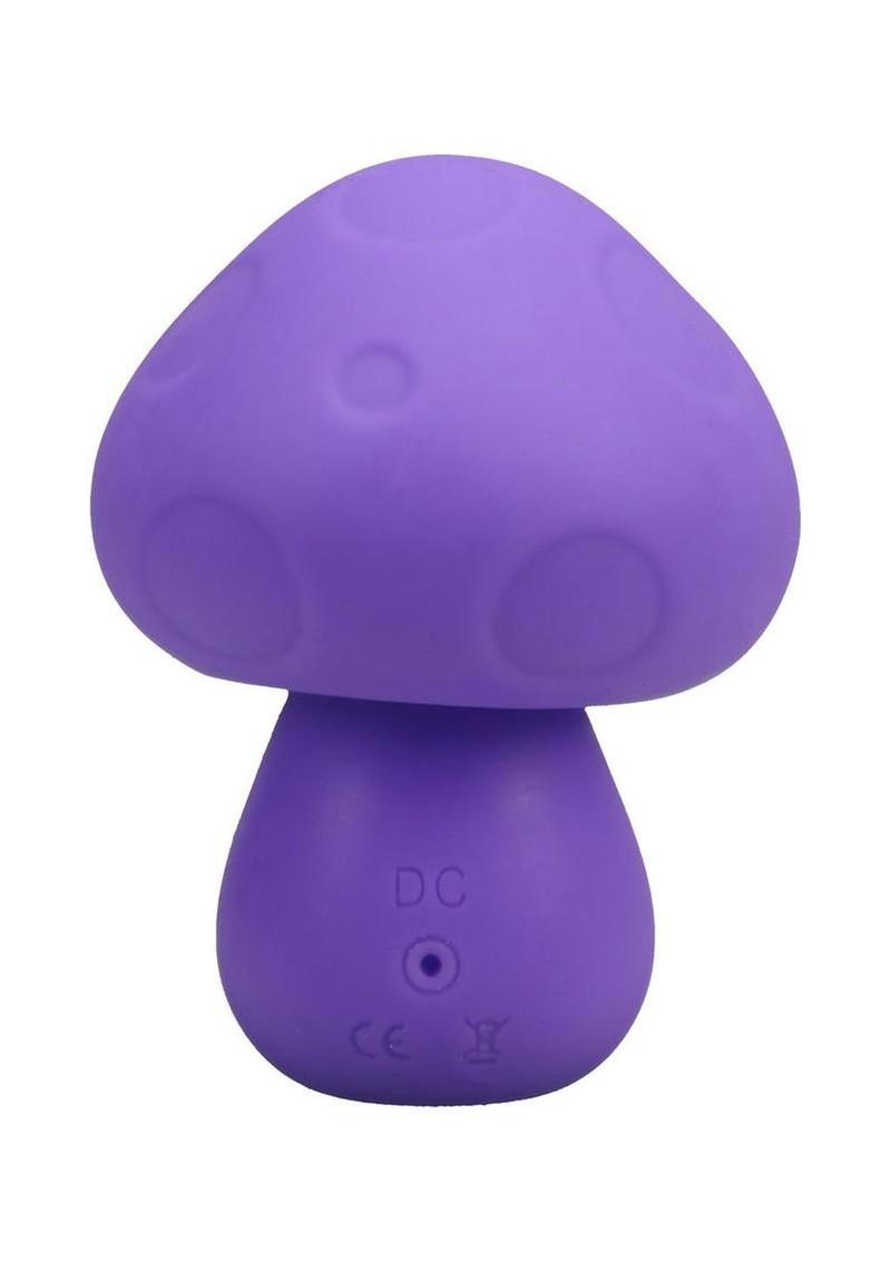Mochi Mushroom Vibe 10 Function Silicone Rechargeable Vibrator - Purple