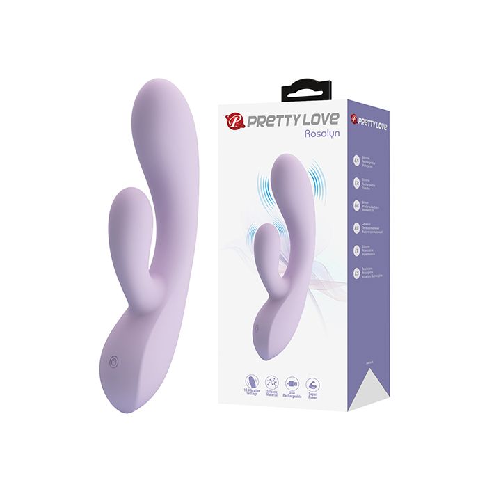 Pretty Love Rosalyn Rabbit Vibrator - Lilac