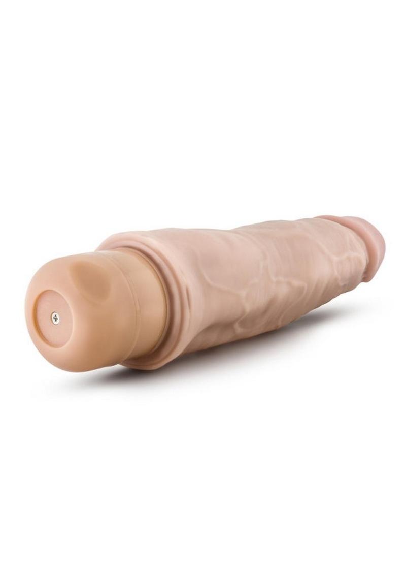 Dr. Skin Silver Collection Cock Vibe 14 Vibrating Dildo 8in - Vanilla
