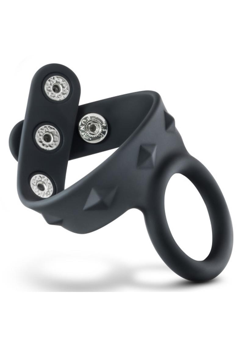 Performance VS7 Silicone Cock & Ball Strap Large - Black