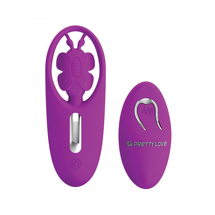 Pretty Love Dancing Butterfly Panty Vibe w/Free Panty - Fuchsia