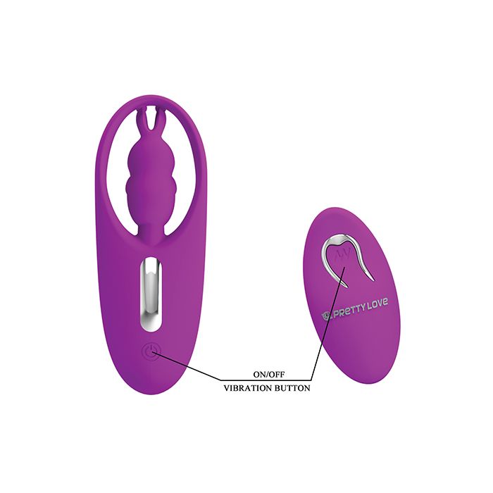 Pretty Love Wild Rabbit Panty Vibe w/Free Panty - Fuchsia