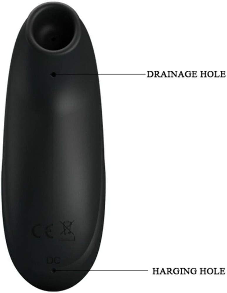 Black and gold suction clitoris stimulator - Otis