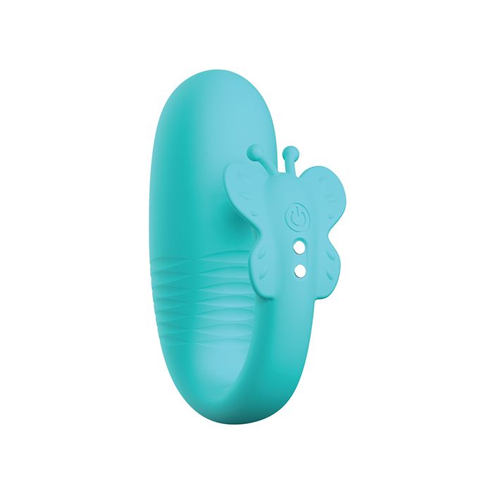 Pretty Love Remi Thrusting Hands-Free Vibrator - Aqua