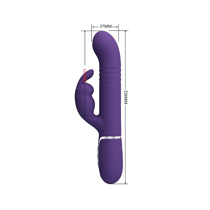 Pretty Love Twinkled Tenderness Coale Thrusting Rabbit - Purple