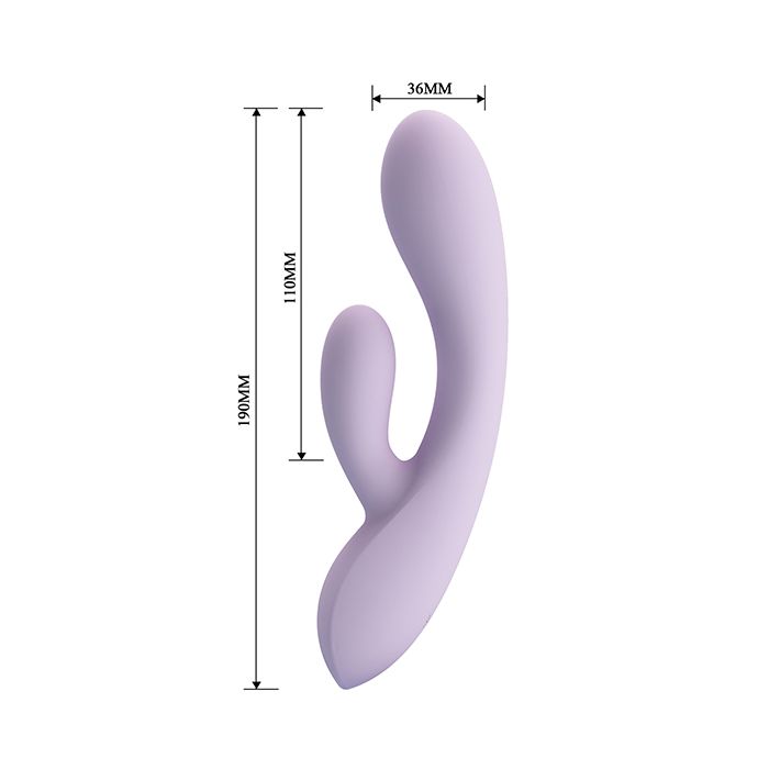 Pretty Love Rosalyn Rabbit Vibrator - Lilac