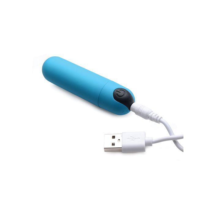 Bang! Vibrating Bullet w/Remote Control - Blue