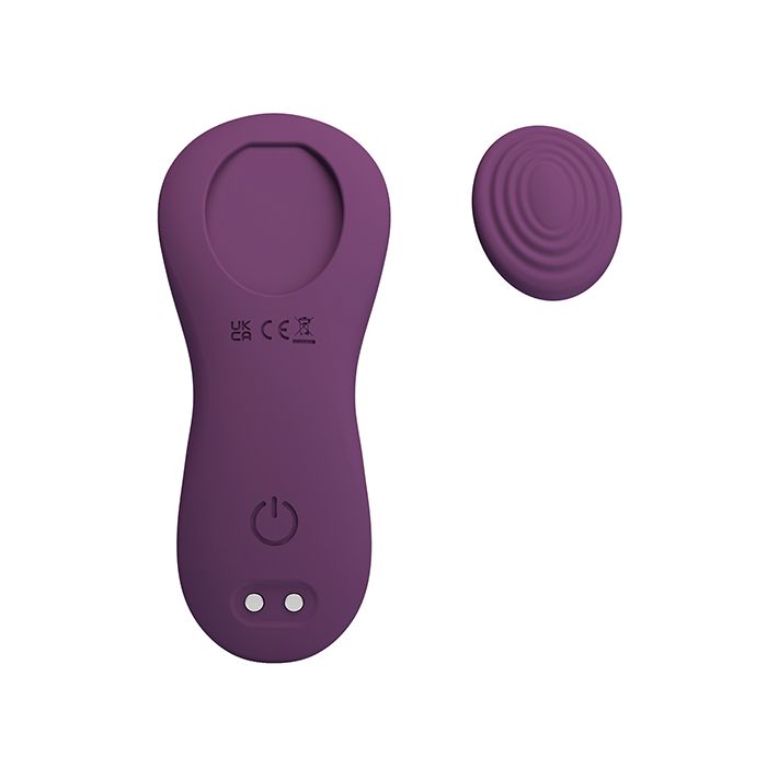 Pretty Love Mane Magnetic App-Controlled Panty Vibe - Purple