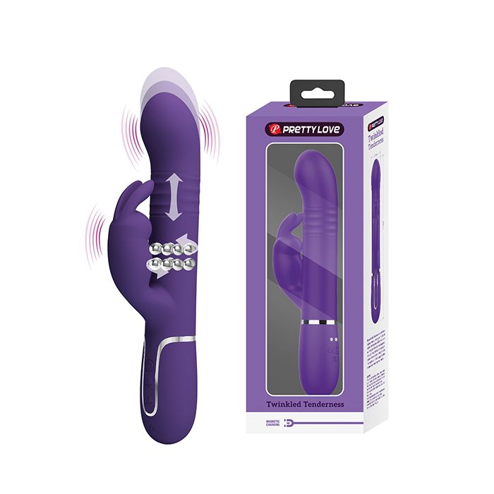 Pretty Love Twinkled Tenderness Coale Thrusting Rabbit - Purple