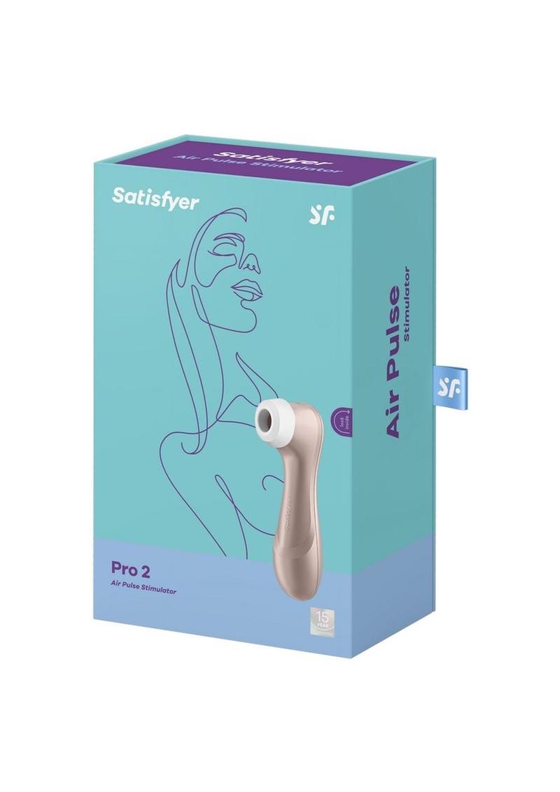 Satisfyer Pro 2 Generation 2 Rechargeable Silicone Clitoral Stimulator - Bronze