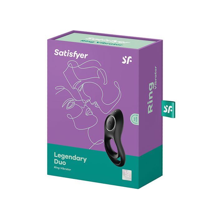 Satisfyer Legendary Duo Ring Vibrator - Black