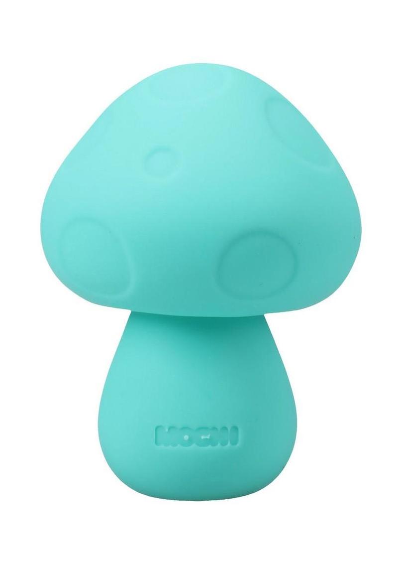 Mochi Mushroom Vibe 10 Function Silicone Rechargeable Vibrator - Teal