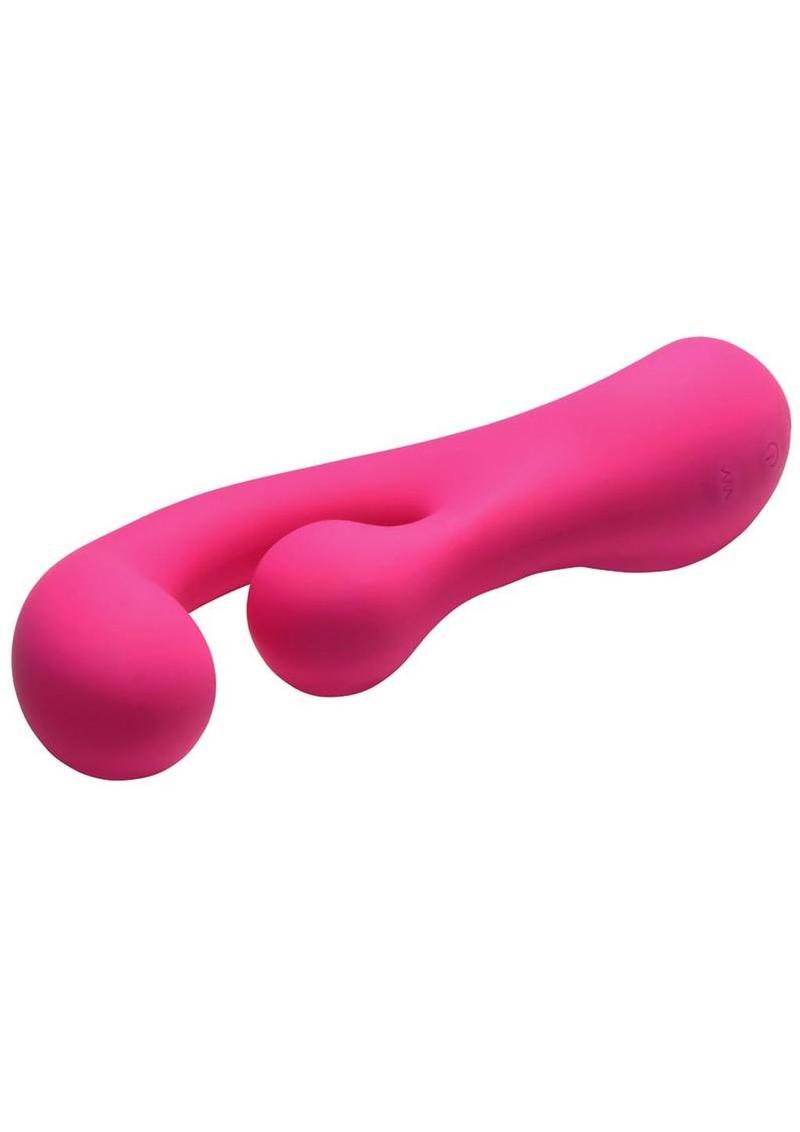 Bang! Gyro Rabbit Rechargeable Silicone Vibrator - Pink