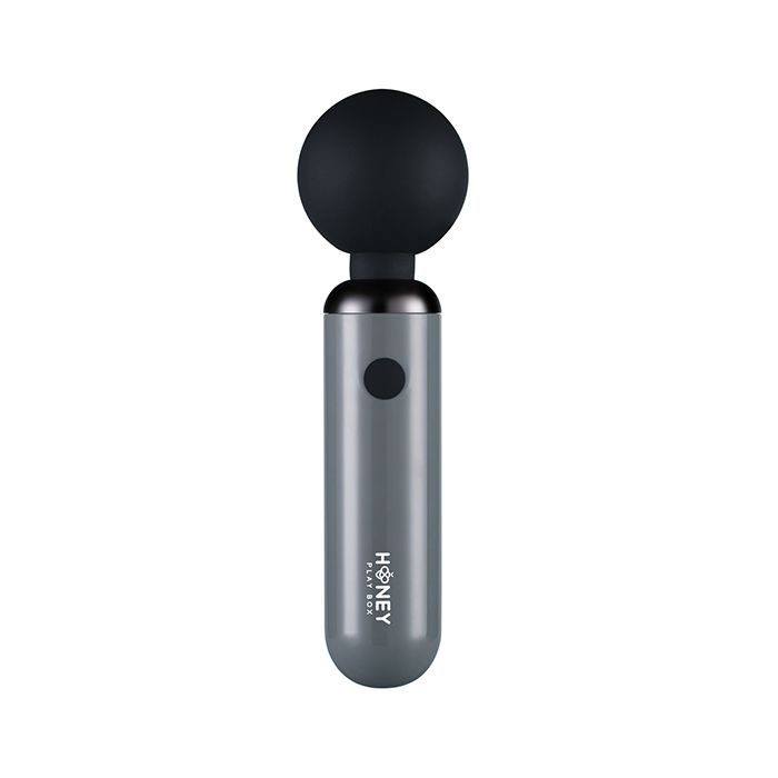 Pomi Wand Clit Tease Vibrating Wand - Grey