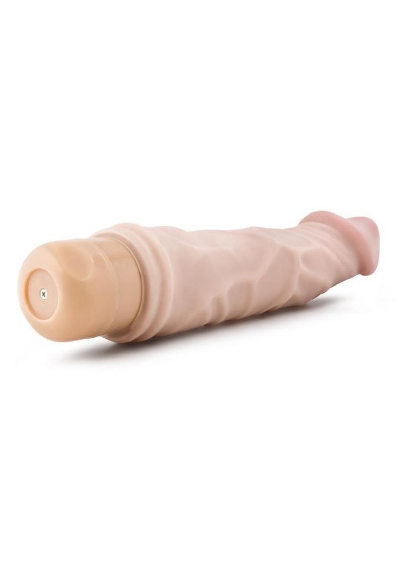 Dr. Skin Silver Collection Cock Vibe 6 Vibrating Dildo 8.75in - Vanilla