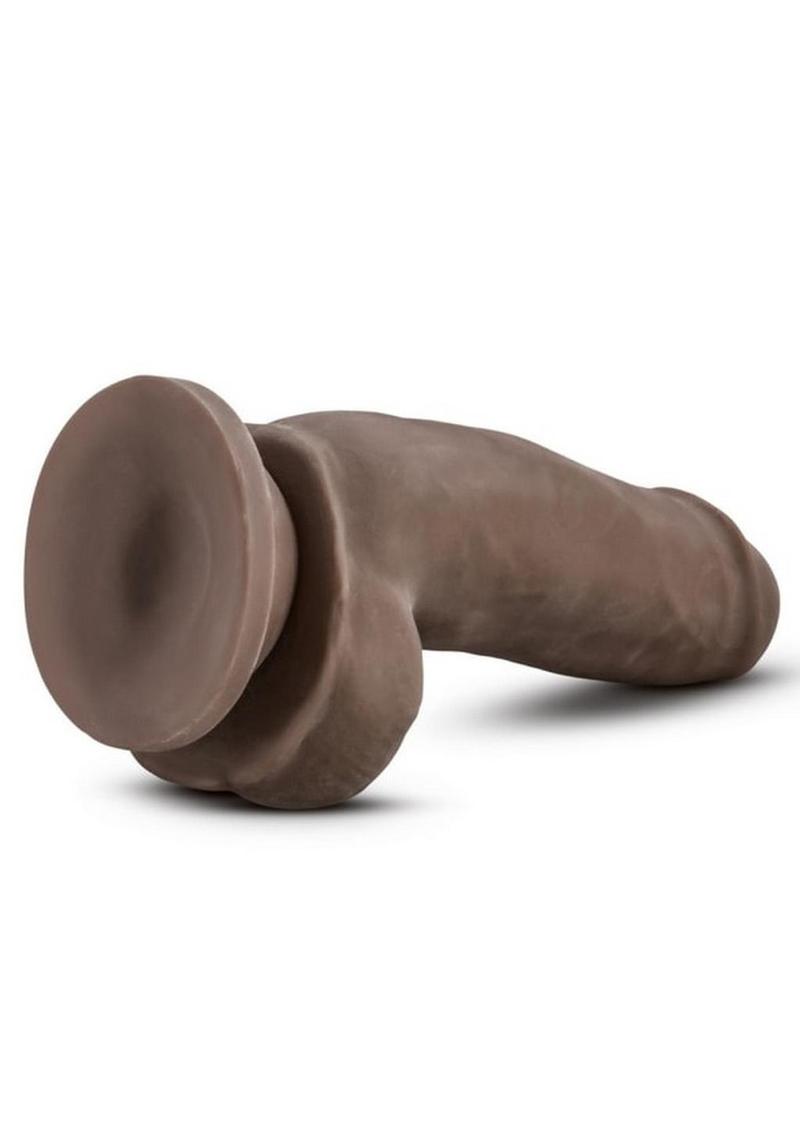 Au Naturel Sensa Feel Fat Boy Dildo 7in - Chocolate