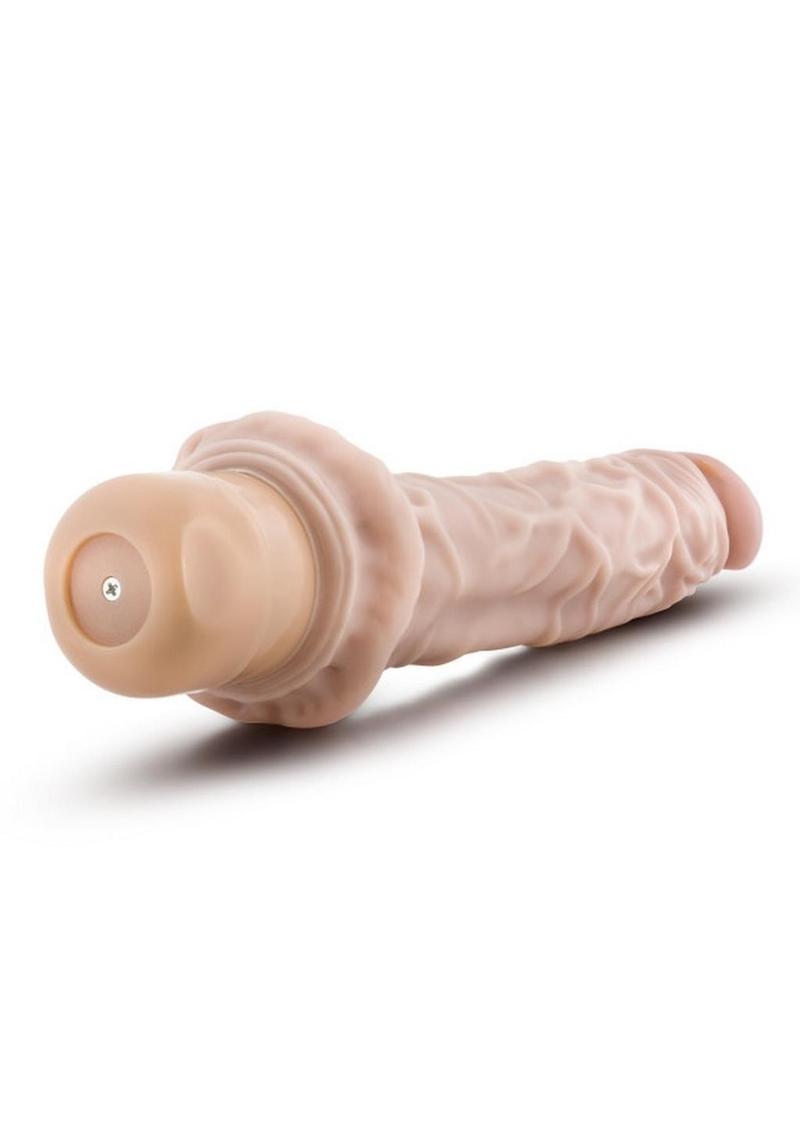Dr. Skin Silver Collection Cock Vibe 8 Vibrating Dildo 9.75in - Vanilla