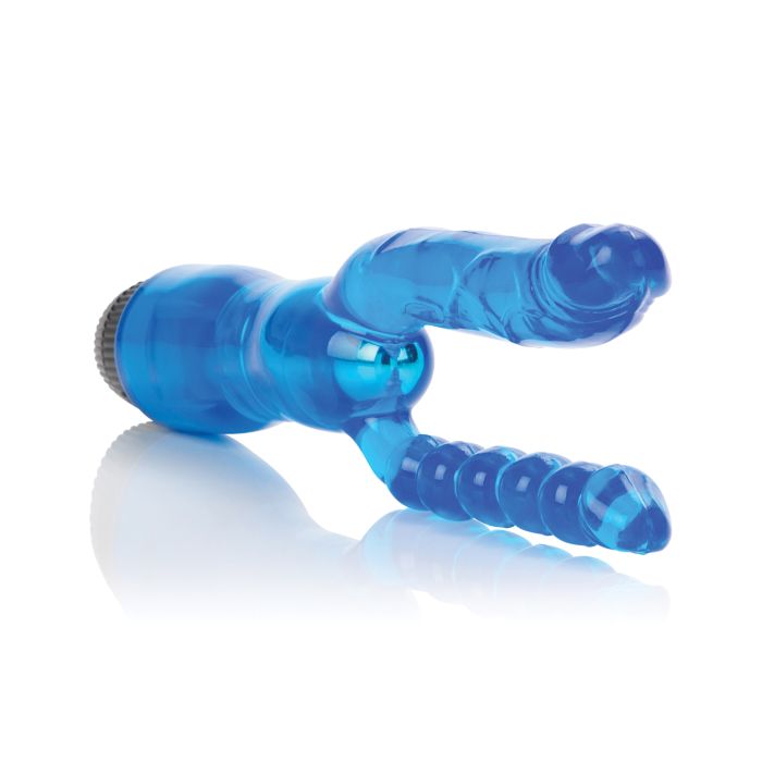 Crystalessence 5" Dual Penetrator - Blue