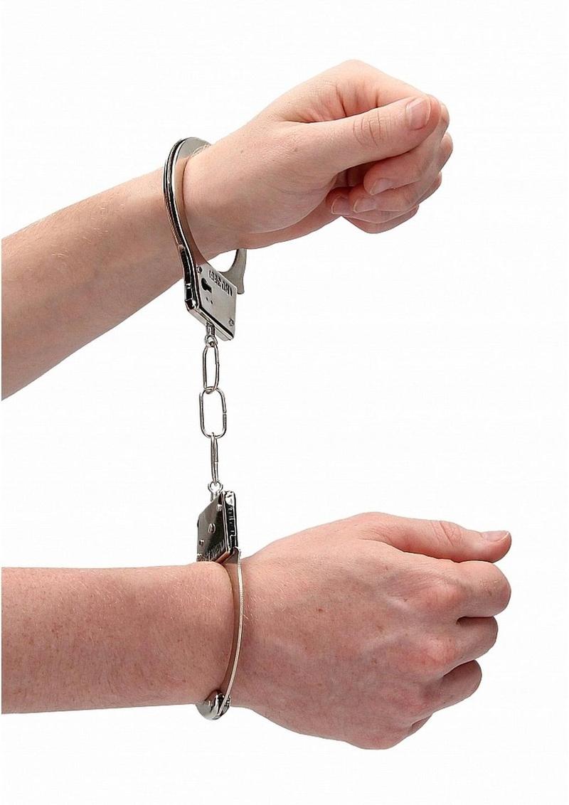 Ouch! Beginners Handcuffs Metal - Silver