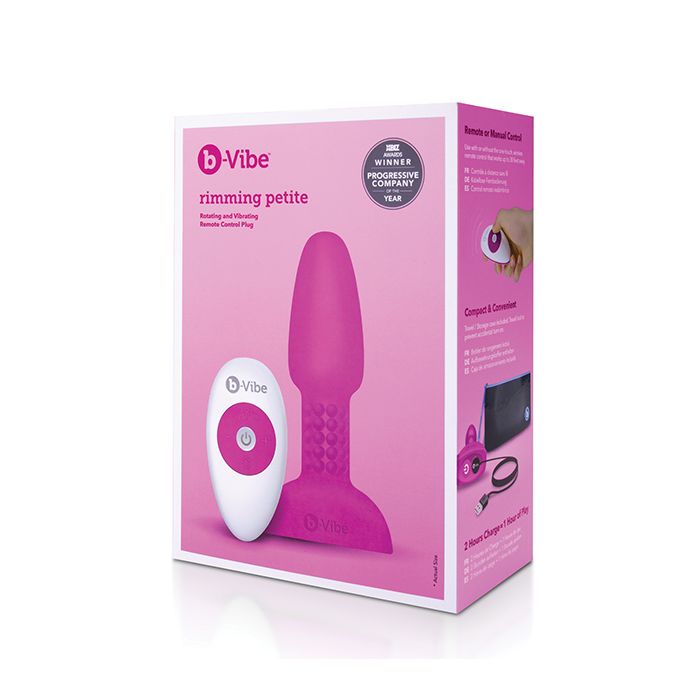 b-Vibe Petite Rimming Plug - Fuchsia