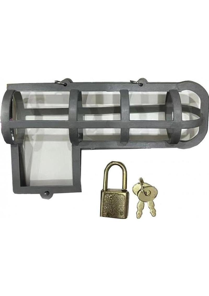 Cock Block Chastity Cage - Gray