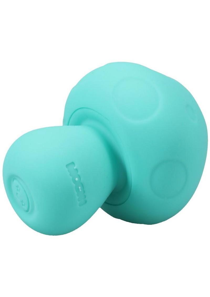 Mochi Mushroom Vibe 10 Function Silicone Rechargeable Vibrator - Teal