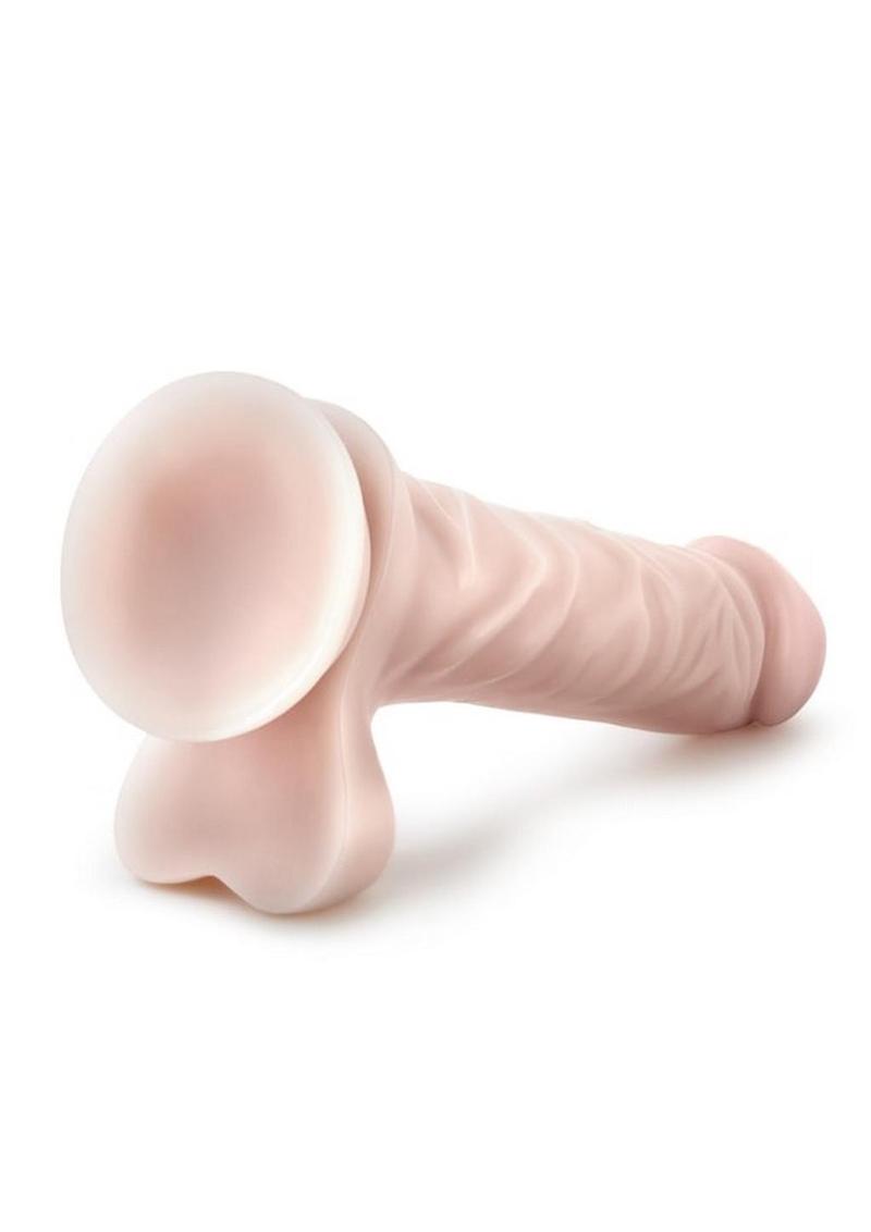 Dr. Skin Silver Collection Cock 1 Dildo with Balls and Suction Cup 9in - Vanilla
