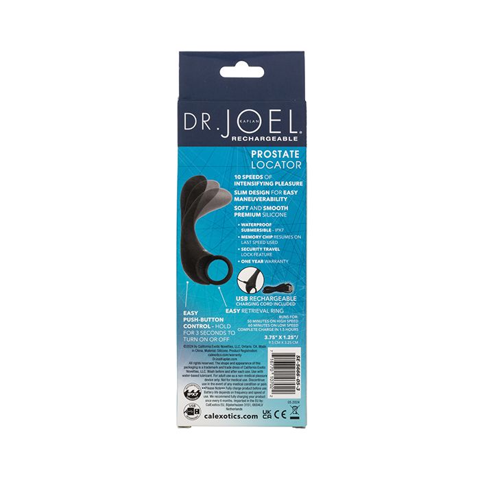 Dr. Joel Kaplan Rechargeable Prostate Locator - Black