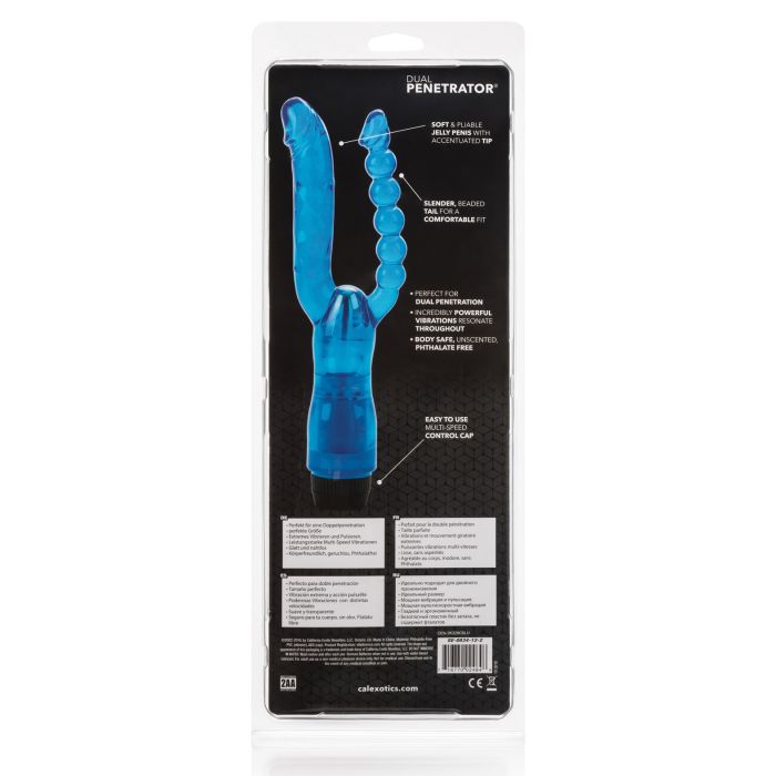 Crystalessence 5" Dual Penetrator - Blue