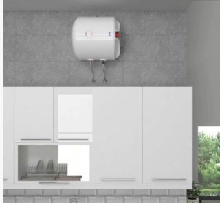 الخزف السعودي سخان مياه أفقي | 50 لتر | أبيض