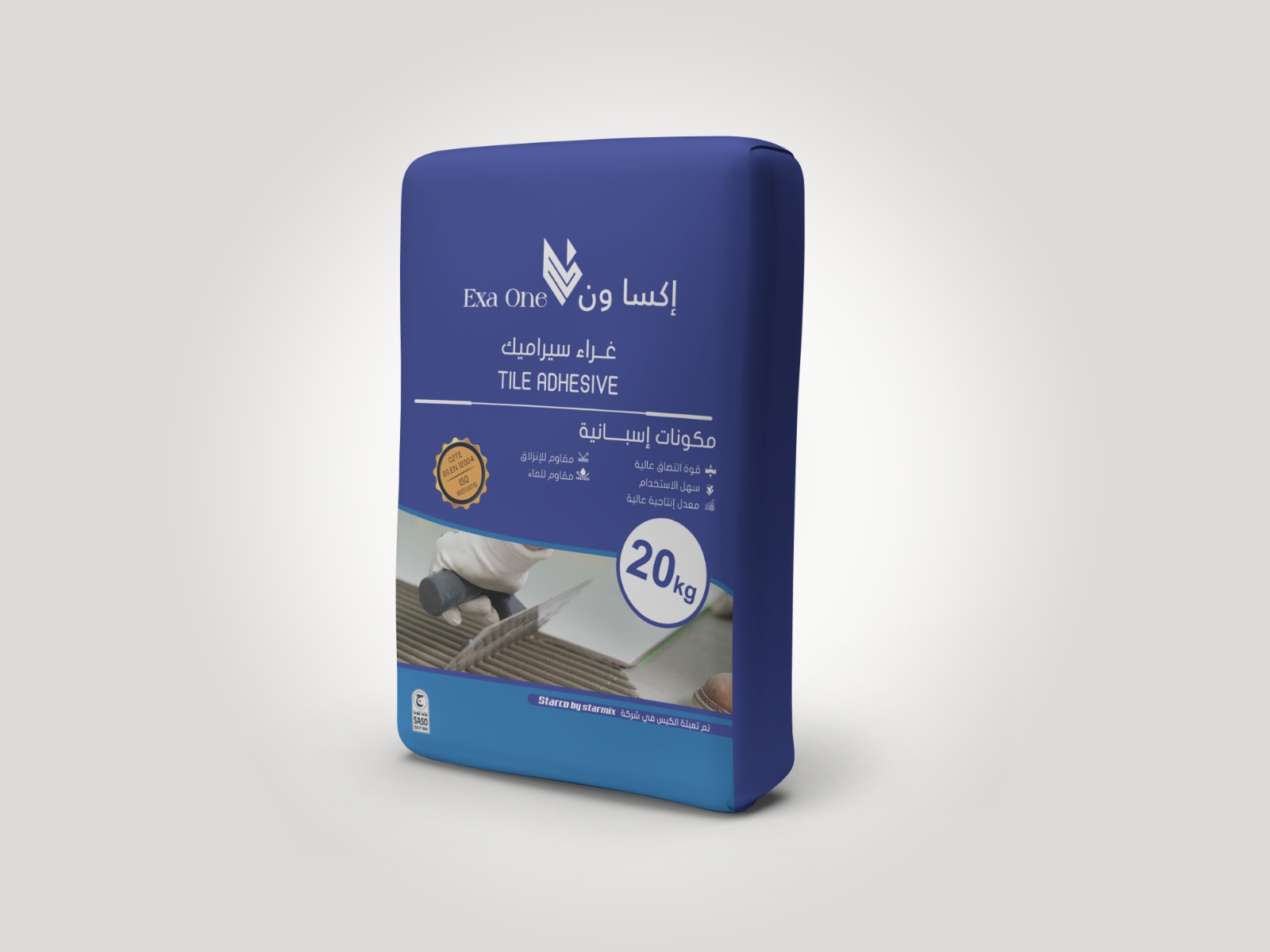 غراء سيراميك إكسا ون (EXA ONE) – جودة إسبانية فائقة (20 كجم)