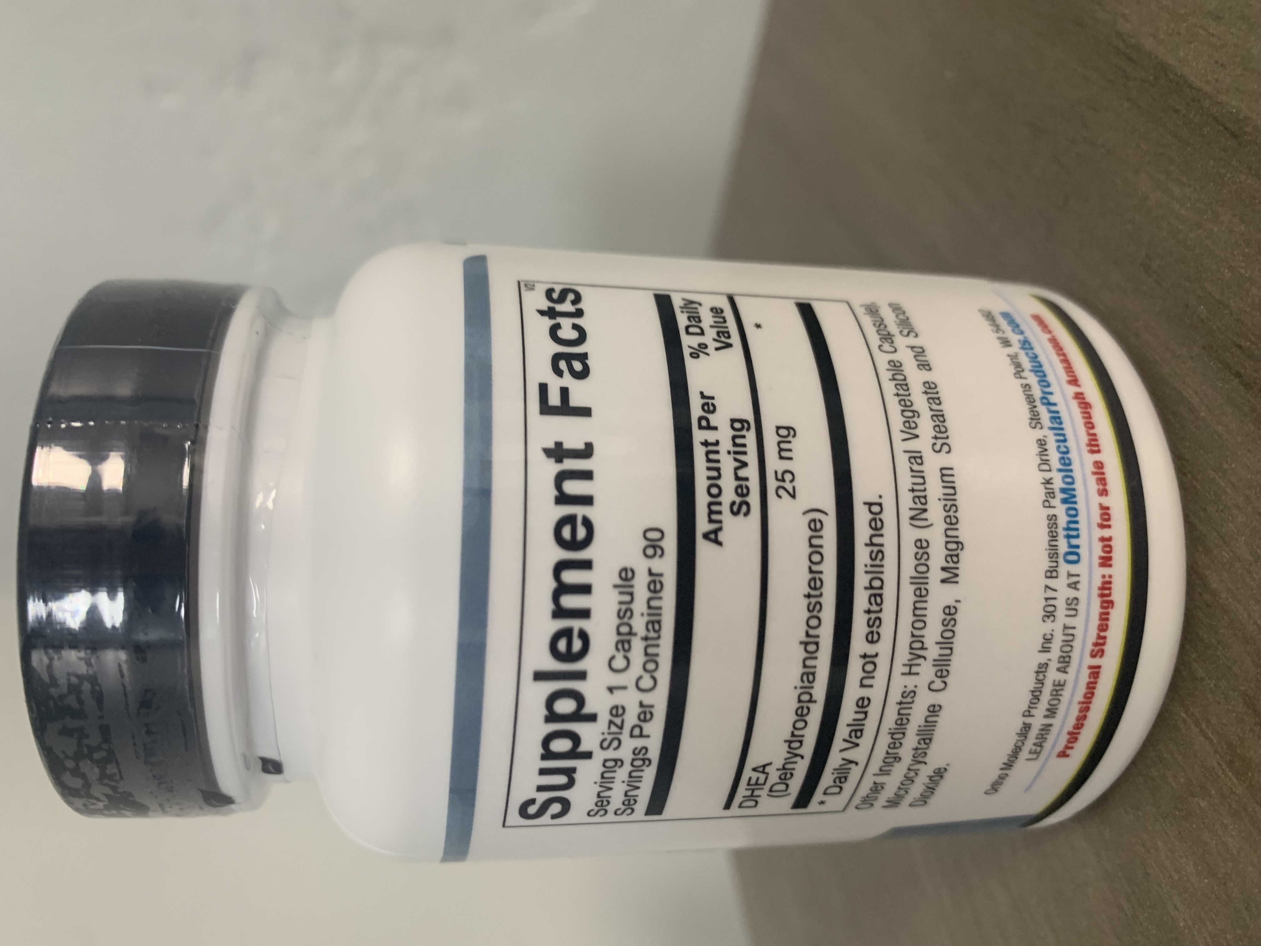 DHEA 25 mg Micronized - Formulated for Endocrine Health